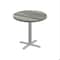 Correll Round Cafe Table, 30 in W, 30 in L, 29 in H, Particleboard Top, New England Driftwood SXT30R-52-98-52 - alternate 1