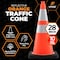 Xpose Safety 28 in Orange Traffic Cone, 10 lb Base with 6 in & 4 in Reflective Collar, PVC, DOT Approved, 24PK OTC28-64-10L-24-X - alternate 3