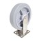 Vestil Thermoplastic Rubber Rigid Caster 8 In. Diameter x 2 In. Width 675 Lb. Capacity Gray CST-E-SS-8X2TPR-R - alternate 2