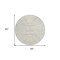 Homeroots 8' Beige And Tan Round Animal Print Washable Indoor Outdoor Area Rug 600584 - alternate 3
