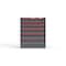 Strong Hold 6 drawer cabinet - (2x 3ft, 2x 4ft, 2x 5ft) - Red accents - Electronic Lock S3036-PPRAS-0604DS - alternate 1