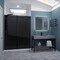 Anzzi Madam Series 60'' by 76'' Frameless Sliding Shower Door in Matte Black W/Tinted Glass SD-AZ13-02MB-T - alternate 6