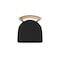 Holland Bar Stool Co Revelle 30in Swivel Bar Stool with Anodized Nickel Finish, Medium Back and Black Vinyl Seat 881 - alternate 4