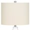 Homeroots 25" Cream Novelty Table Lamp With Cream Drum Shade 545865 - alternate 5