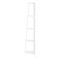 Homeroots 59" White Metal Four Tier Corner Bookcase 489785 - alternate 5
