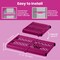 Lockermate Adjust-A-Shelf Locker Shelf, Extends to Fit Your Locker, Pink, 2-Pack 5024-FCH-2PK - alternate 4