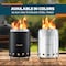Campior Wood Burning Fire Pit Stove, Smokeless, Stainless Steel, Removable Ash Pan, Carry Bag LFSTVSMBK55 - alternate 4
