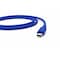 Avrgt Electronics AVRGT USB-C to USB-C Silicone Cable 1M, 100W PD Fast Charging Blue, Ultra Flexible Soft Silicone Ja USB C Blue - alternate 1