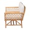 Bali & Pari Pakis Bohemian Light Honey Rattan Tete-a-Tete Sofa 249-13846-ZORO - alternate 4