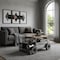 Homeroots 42" Grey And Brown Vintage Style Truck Solid Wood and Metal Coffee Table 490809 - alternate 2