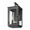 Z-Lite Hartwell 2-Light Outdoor Wall Light, 6 in W x 13.75 H, Sand Black 5019S-BK - alternate 5