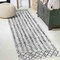 Jonathan Y Tokay Bohemian Geometric Ivory/Black 2 ft. x 10 ft. Indoor/Outdoor Runner Rug SMB132D-210 - alternate 1