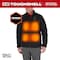 Milwaukee Tool M12 Heated TOUGHSHELL Men's Jacket, Black, Heats 3 to 12 Hours, 3 Outside Pockets, 2XL M100B-212X - alternate 10