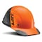 Lift Safety DAX Carbon Fiber Cap Brim 50-50 (Orange/Black) - ANSI-C, TYPE 1 HDC50C-19OC - alternate 1