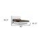 Homeroots Four Piece White Solid and Manufactured Wood Bedroom Set With Mirror 366261 - alternate 4