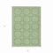Homeroots 5' X 8' Green And Ivory Geometric Washable Indoor Outdoor Area Rug 610806 - alternate 5