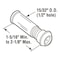 Defender Security Door Viewer, 160 deg Viewing, 1-5/16 to 2-1/8 in Thick Door, Brass, Brass U9895 - alternate 5