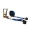 Mytee Products 2 inx30 ft Kinedyne Blue Tie-Down Ratchet Straps w/ Flat Hooks, 3,335 WLL, 4PK RS230B-Kx4 - alternate 3