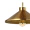 Jonathan Y Cisco 11.8 in. Iron Modern Farmhouse LED Semi Flush Mount, Brass Gold JYL9532A - alternate 4