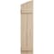 Ekena Millwork Pecky Cypress 2 Board Joined Board-n-Batten w/Elliptical Top Faux Wood Shutters, 11"W x 48"H SHUBJL11X48PCPR - alternate 5