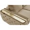 Homeroots 90" Beige Velvet Sofa With Gold Legs 491054 - alternate 5