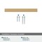 Amerock Monument 3-3/4 inch (96mm) Center-to-Center Champagne Bronze Cabinet Pull, 10PK 10VMP36570CZ - alternate 2