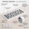 Sierra Grates 4 in. H X 12 in. W Powder Coat Steel, White Floor Register MTR412-WHT - alternate 2