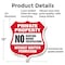 Signmission Private Property Shield Sign No Hunting, 12 Inch X 12 Inch, Plastic Sign SHI-P-12-450 - alternate 5