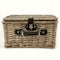 Picnic Time Family Of Brands Catalina Picnic Basket, Dahlia Collection - Navy Blue with Beige Pattern 140-10-321-000-0 - alternate 3