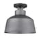 Homeroots Barnes 1-Light Gray Convertible Pendant 397957 - alternate 5