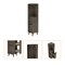 Homeroots 73in Dark Brown Wood Corner Bar Cabinet With One Drawer 479762 - alternate 2