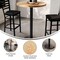 Flash Furniture Bennett 30 in Round Solid Wood Indoor Tabletop in Natural with 18 in Round Bar Height GSF-RD30-NAT-TR18B-GG - alternate 6