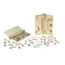 Global Door Controls 4.5 in. x 4.5 in. Spring Full Mortise Square Corner Door Hinge with Fixed Pin - Pack of 3 CPS4540-US3-M - alternate 4