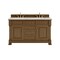 James Martin Vanities Brookfield 60'' D Vanity, Honey Oak w/ Jasmine Pearl Silestone Top w/FreePower Wireless Charger 547-V60D-HNO-FEJP - alternate 1