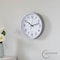Clockswise Silver 10-In Analog Clock - Silent, Non-Ticking for Wall Battery-Operated Perfect for Home QI004744.SI.10 - alternate 4