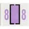 Smead Label, Bccrn, Endtab, "8", Lvn Pk SMD67378 - alternate 2