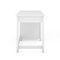 Martha Stewart Hutton Shaker Style Home Office Desk w/2 Side Drawers in White w/Polished Brass Hardware ZG-ZP-11-WH-GLD-MS - alternate 4