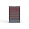 Strong Hold 9 drawer cabinet - (5x 2ft, 3x 4ft, 1x 7ft) - Red accents - Keyed Alike S3044-PPAAS-0902DS - alternate 1
