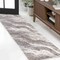 Jonathan Y Kassia Contemporary Glam Abstract Marble Brown/Gray 2 ft. x 8 ft. Runner Rug SEU300C-28 - alternate 1