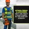 Fall Safe Safety Harness, Aluminum, 2XL, Black/Green FS242IC-2XL - alternate 2