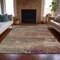 Homeroots 3' X 5' Brown Gray And Purple Abstract Washable Indoor Outdoor Area Rug 630831 - alternate 3