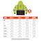 Ergodyne Hi-Vis Sweatshirt, XL, Lime 23065 - alternate 4