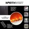 Northwest 30in Wall Mounted Electric Fireplace 13 Backlight Colors and Remote Control 80-BL31-2002 - alternate 6