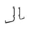 Surco CLOTHES HANGER BAR Wall Mount Will Store Two Door Steel With PVC Bump Sleeve DH1001 - alternate 1