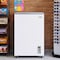 Koolmore 22 in. Commercial Flat Top Ice Cream Display Freezer, 3.7 Cu. Ft. in White KM-ICD-37C - alternate 5