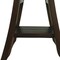 Homeroots Compact Curvilinear Teak Shower Or Outdoor Bench With Shelf In Brown Finish 376695 - alternate 4