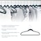 Elama Home 50 Piece Flocked Velvet Clothes Hangers with Stainless Steel Swivel Hooks in Blue HANGER50PIECEBLUE - alternate 4