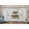 Sartodoors Sturdy Double Barn Door with Frosted Glass 12 Lites, Felicia 3312 Matte White, 13FT Rail Hangers H FELICIA3312DB-WS-4896 - alternate 3