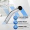 Supplygiant Shower Arm 6 in Stainless Steel Wall Mounted Shower Arm, 1/2 in Threaded IPS, Chrome Plated Finish 74-TB8-D - alternate 2