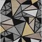 Homeroots 3' X 5' Black Beige And Gray Geometric Washable Indoor Outdoor Area Rug 600348 - alternate 4